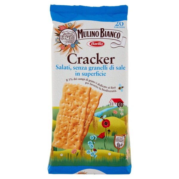 Crackers non salati Mulino Bianco GR. 25 X 20 PZ.