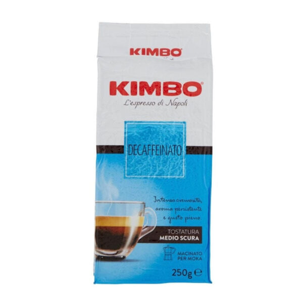 Caffe espresso decaffeinato Kimbo 250gr