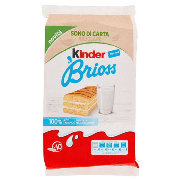 Kinder brioss latte X10 GR. 280