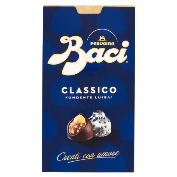 Baci Perugina Cioccolatini Fondenti ripieni al Gianduia Scatola 200g