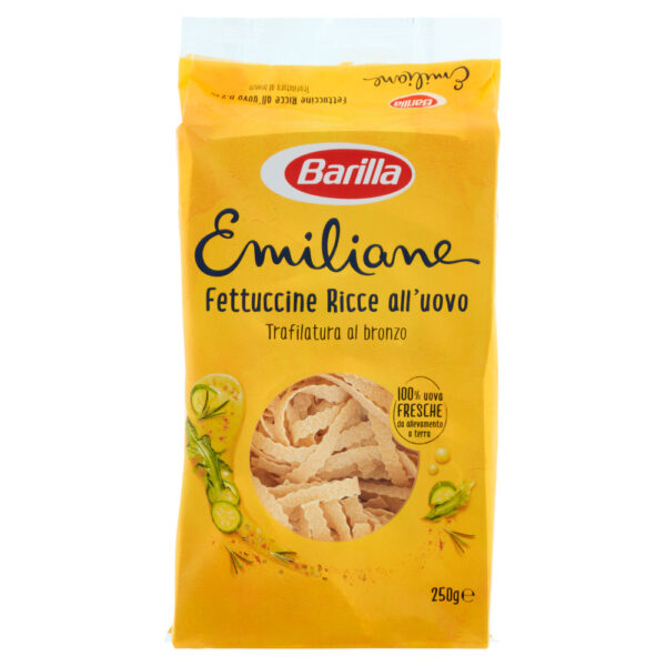 Barilla Emiliane Fettuccine Ricce Pasta all'Uovo 250 g