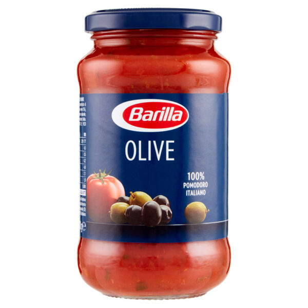 Barilla Sugo Olive 100% Pomodoro Italiano Condimento per Pasta 400 g