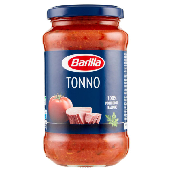 Barilla Sugo Tonno 100% Pomodoro Italiano Condimento per Pasta 400 g