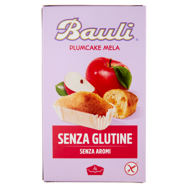 Bauli Plumcake Mela Senza Glutine 4 x 33 g