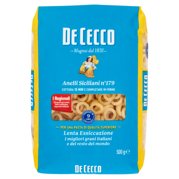 De Cecco Anelli Siciliani n° 179 500 g