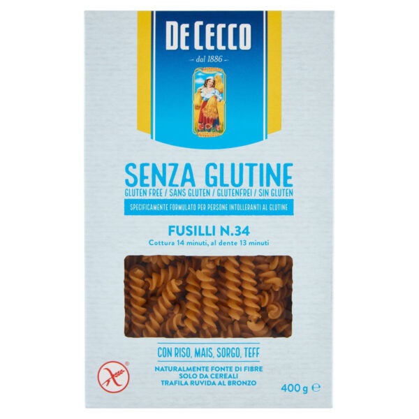 De Cecco Senza Glutine Fusilli n.34 400g