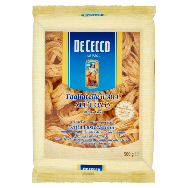 De Cecco Tagliatelle n° 304 all'Uovo 500 g
