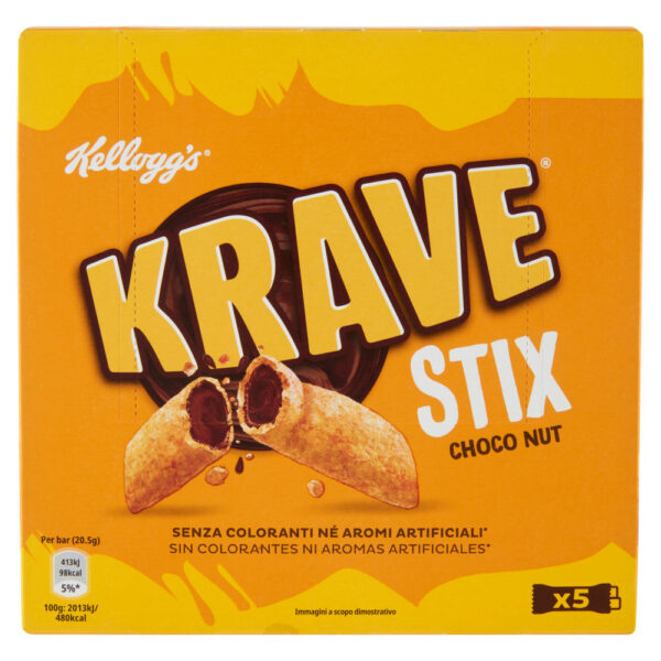 Kellogg's Krave Stix Choco Nut 5 x 20,5 g