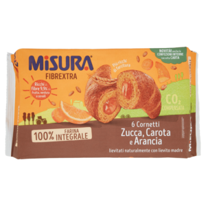 Misura Fibrextra 6 Cornetti Zucca, Carota e Arancia 308 g