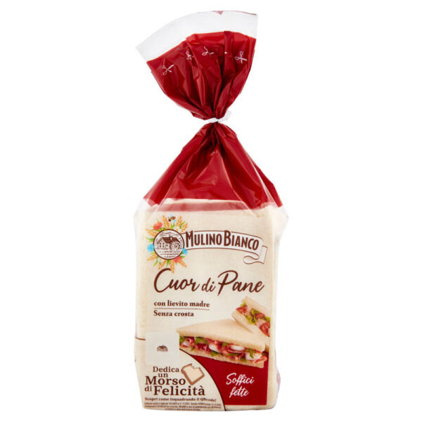 Mulino Bianco Cuor di Pane Pane Bianco Ideale per Tramezzino 325g