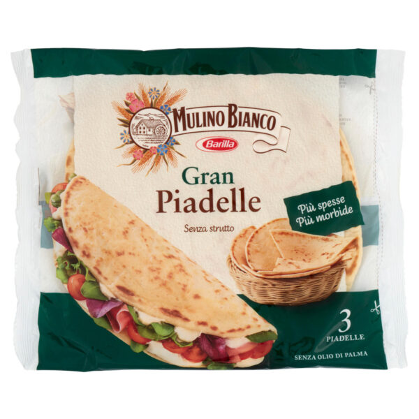 Mulino Bianco Gran Piadelle ideale per Piadina 375g