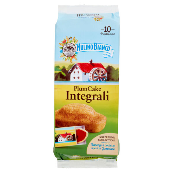 Mulino Bianco Plumcake Integrale Merenda con 100% farina integrale 10 pezzi 330g