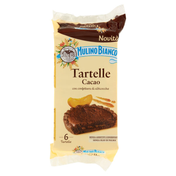 Mulino Bianco Tartelle Cacao con confettura di albicocche 6 pezzi 288g