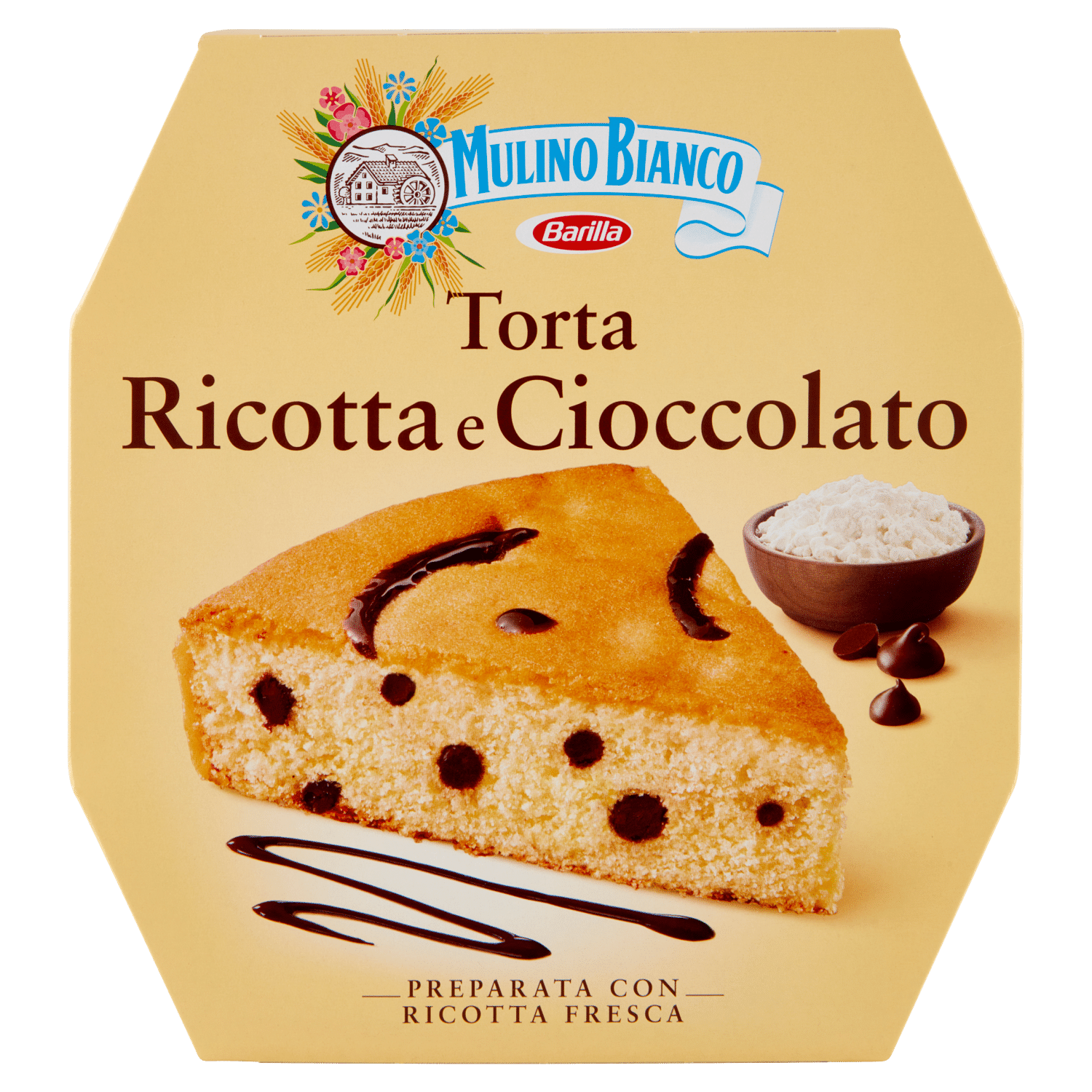 Mulino Bianco Torta Ricotta e Cioccolato con Ricotta Fresca 475g