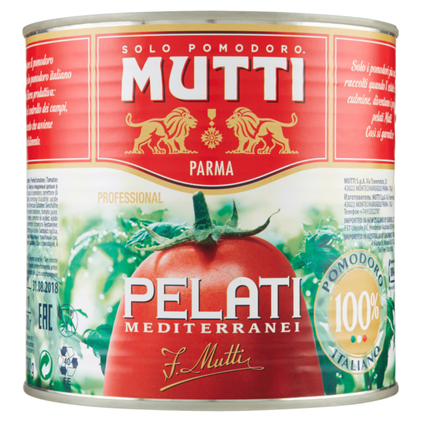 Mutti Pelati Mediterranei 2500 g