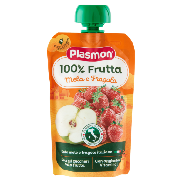 Plasmon 100% Frutta Mela e Fragola 100 g