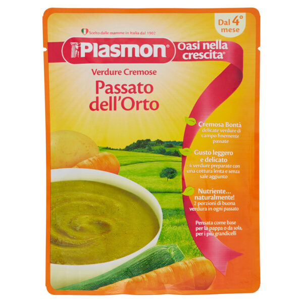 Plasmon Verdure Cremose Passato dell'Orto 180 g