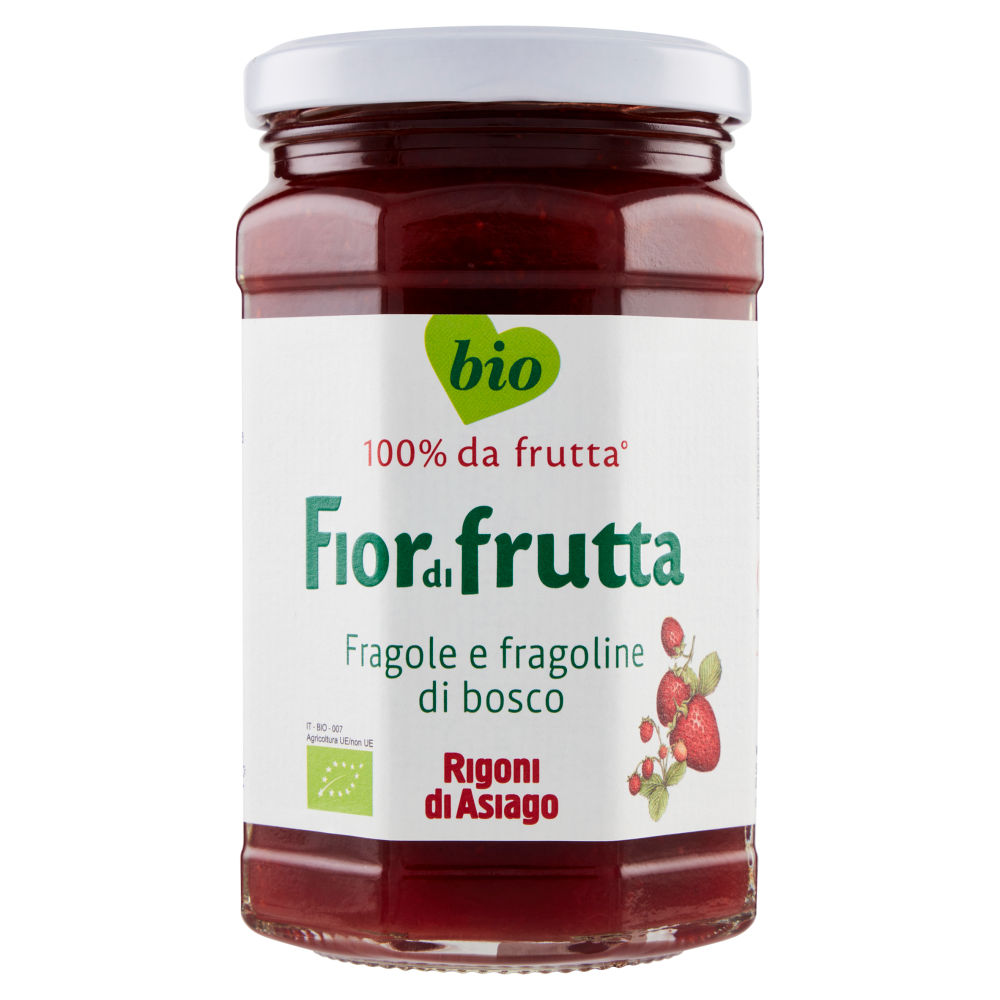 Rigoni di Asiago Fiordifrutta Fragole e fragoline di bosco bio 630 g