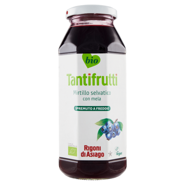 Rigoni di Asiago Tantifrutti Mirtillo selvatico con mela bio 500 ml