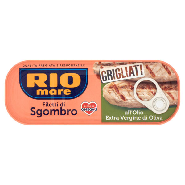 Rio mare Filetti di Sgombro all'Olio Extra Vergine di Oliva Grigliati 120 g