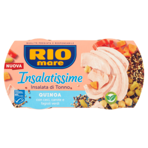 Rio mare Insalatissime Insalata di Tonno Quinoa con ceci, carote e fagioli verdi 2 x 160 g