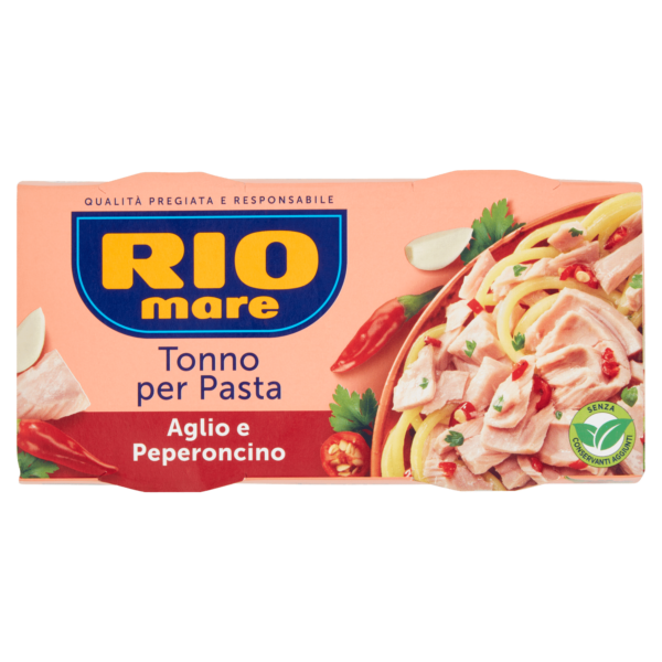 Rio mare Tonno per Pasta Aglio e Peperoncino 2 x 160 g