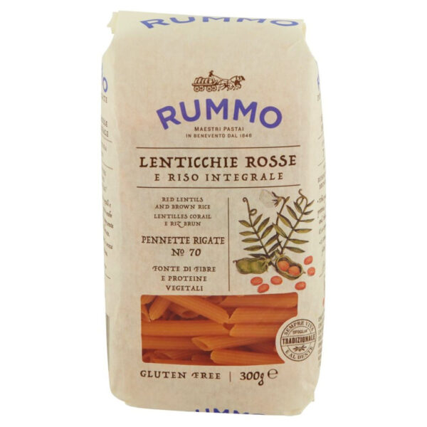 Rummo Pennette Rigate Lenticchie e Riso Integrale 300g