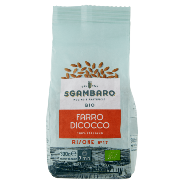 Sgambaro Bio Farro Dicocco Risone N°17 300 g