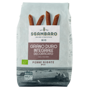 Sgambaro Bio Grano Duro Integrale Decorticato Penne Rigate N°45 500 g