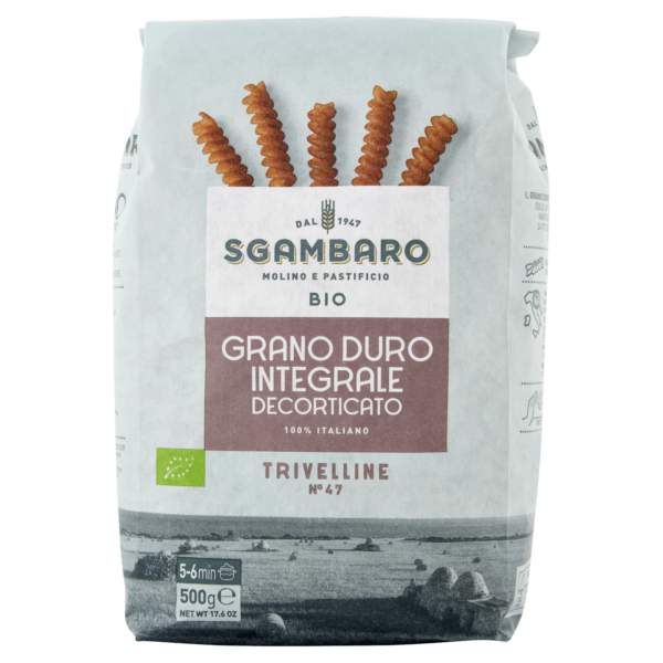 Sgambaro Bio Grano Duro Integrale Decorticato Trivelline N°47 500 g