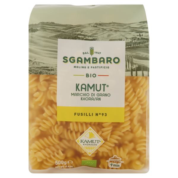 Sgambaro Bio Kamut Fusilli N° 93 500 g