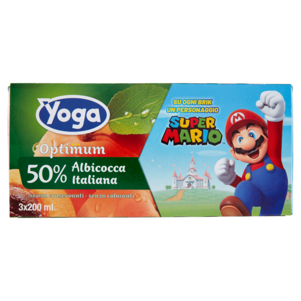 Yoga Optimum 50% Albicocca Italiana 3 x 200 ml