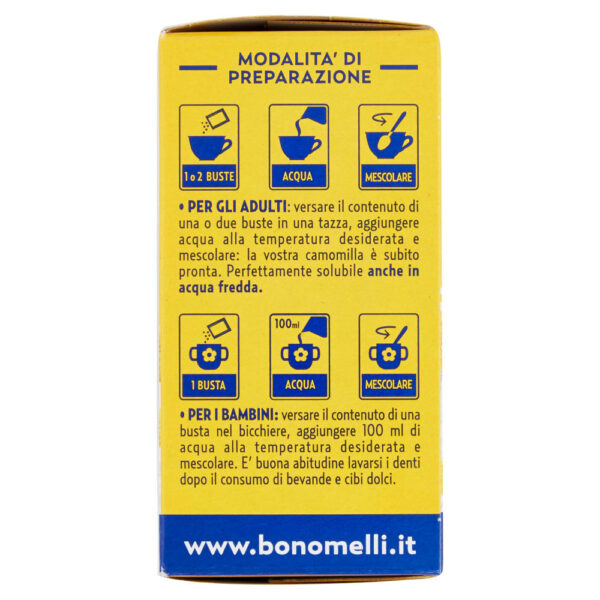 Bonomelli Estratto Zuccherato di Camomilla Solubile Classica 20 x 5 g - immagine 2