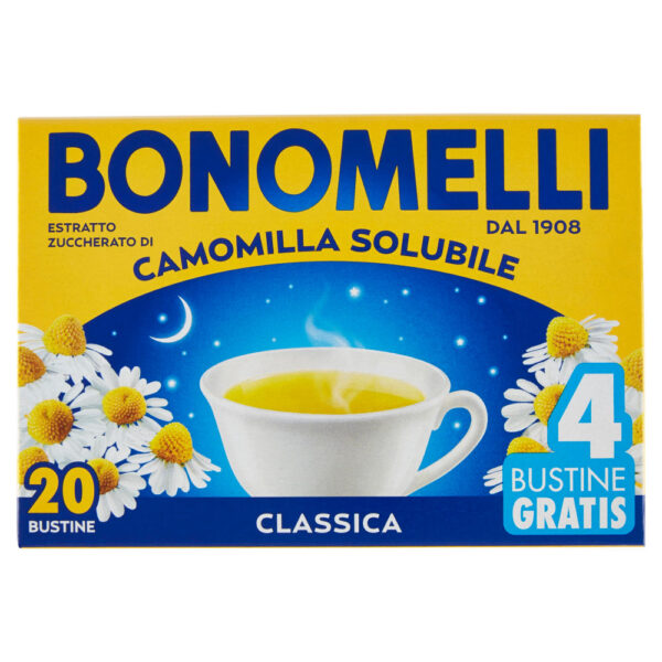 Bonomelli Estratto Zuccherato di Camomilla Solubile Classica 20 x 5 g