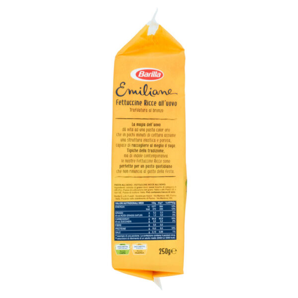 Barilla Emiliane Fettuccine Ricce Pasta all'Uovo 250 g - immagine 4