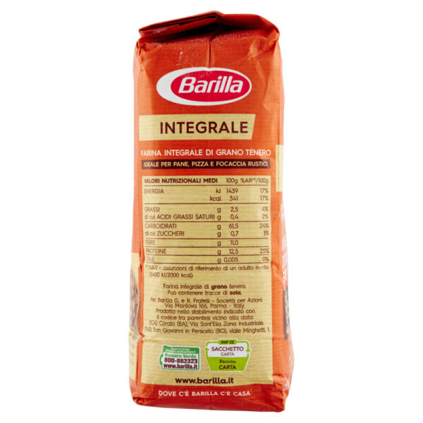 Barilla Farina Integrale di Grano Tenero 1000g - immagine 3