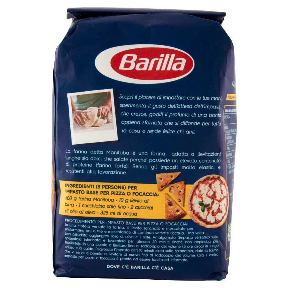 Barilla Farina Tipo "0" Tipo Manitoba 1000 g - immagine 2