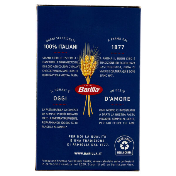 Barilla Pasta Tempestine n.21 100% Grano Italiano 500g - immagine 2