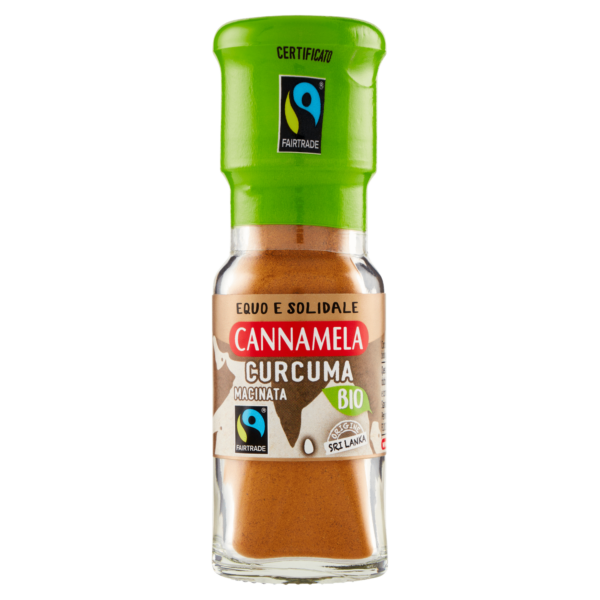 Cannamela Equo e Solidale Curcuma Macinata Bio 18 g