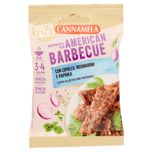 Cannamela Ricette Facili Preparato per American Barbecue 30 g