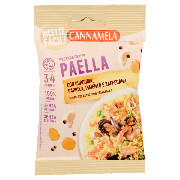 Cannamela Ricette Facili Preparato per Paella 25 g