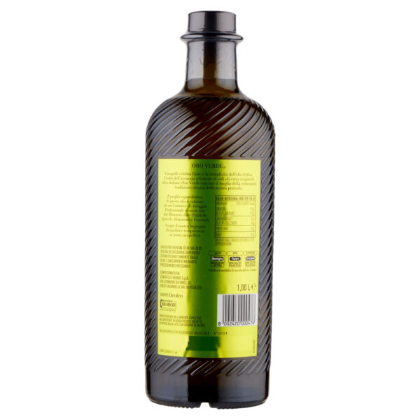 Carapelli Oro Verde Olio Extra Vergine di Oliva 100% Italiano 1 L - immagine 2
