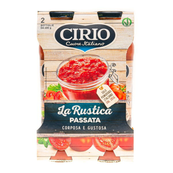 Cirio passata pomodoro rustica 680g x2