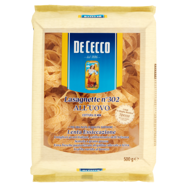 De Cecco Lasagnette n° 302 all'Uovo 500 g