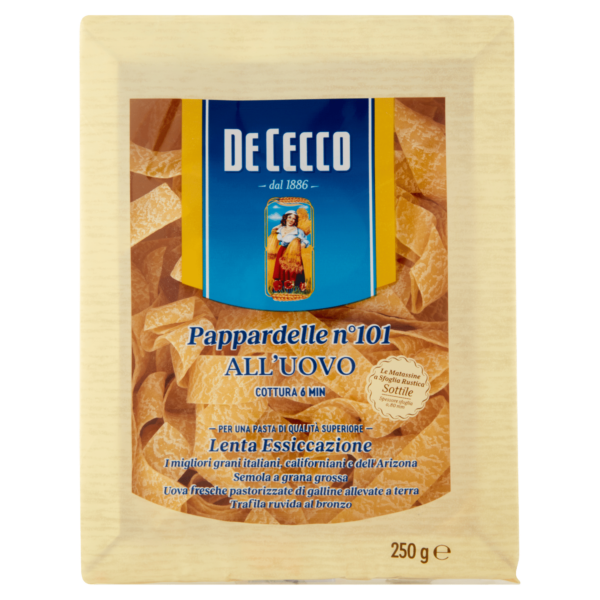 De Cecco Pappardelle all'uovo n.101 250 gr