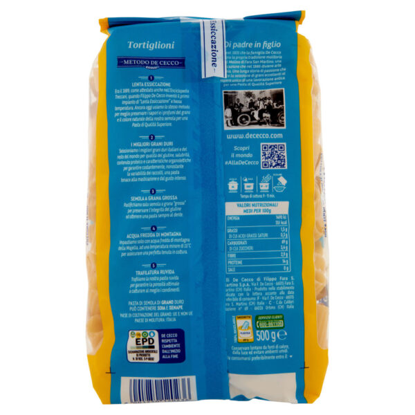 De Cecco Tortiglioni n°23 500 g - immagine 2