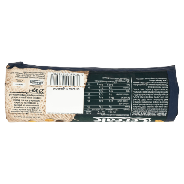 Gran Cereale Biscotti Gran Cereale Pepite di Cioccolato e Fiocchi di Ceci e Mais Tubo 270 g - immagine 2