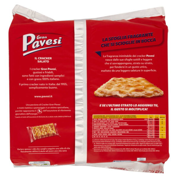 Gran Pavesi il Cracker Salato Grano 100% italiano 560g - immagine 2