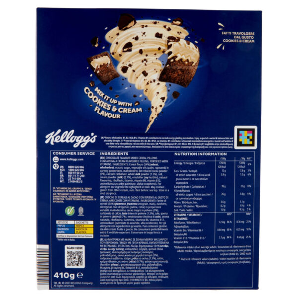 Kellogg's Krave Cookies & Cream Flavour 410 g - immagine 2