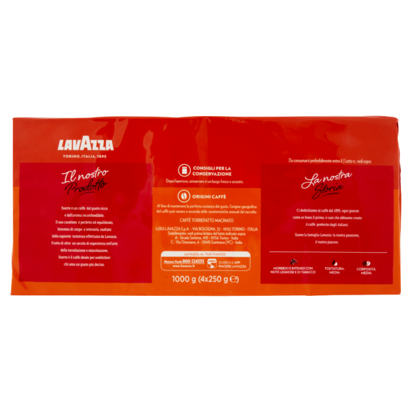 Lavazza Suerte Caffe' Macinato Per Moka 4 x 250gr - immagine 2